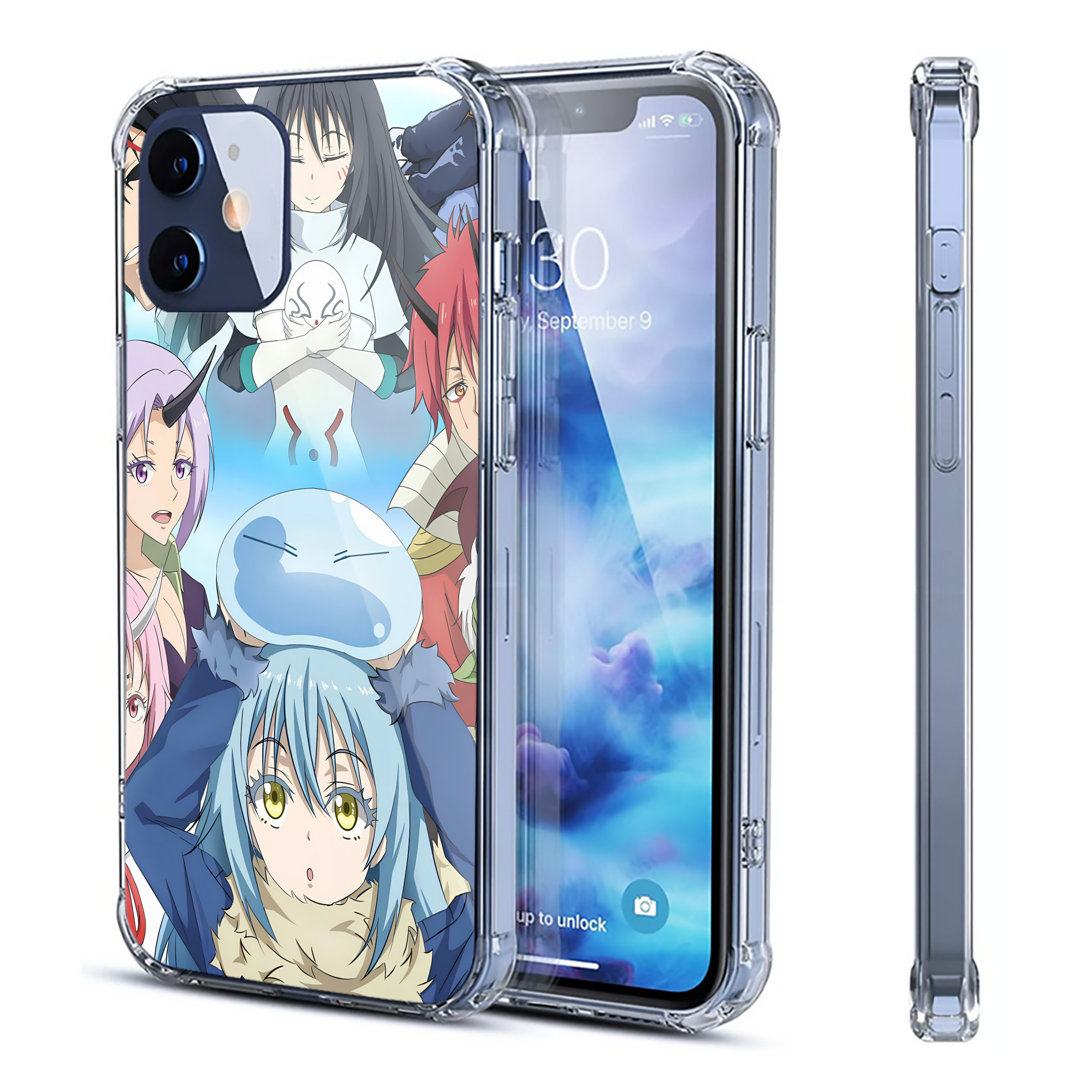 （画像用） 転スラ Regarding Reincarnated to Slime 【iPhone 12シリーズ対応】透明スマホケース（クリアソフトケース）